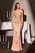 LaDivine CC8271 Plunging Sweetheart Neckline Strapless Dress