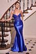 LaDivine CC9031 Beaded Bodice Strapless Dress