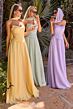 LaDivine CD386 Neck Scarf Lace Up Dress