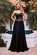 LaDivine CD386 Neck Scarf Lace Up Dress