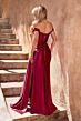 LaDivine CD393 Side Tail Off The Shoulder Dress