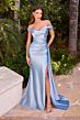 LaDivine CD393 Side Tail Off The Shoulder Dress