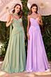 LaDivine CD395 Neck Scarf Strapless Ruched Dress