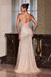 LaDivine CD404 High Slit Embellished Dress