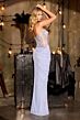 LaDivine CD407 Drape Skirt Strapless Dress