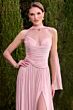 LaDivine CD410 Neck Scarf Ruched Dress
