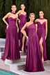 LaDivine CD411 Sweetheart Neckline Ruched Dress