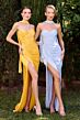 LaDivine CD411 Sweetheart Neckline Ruched Dress