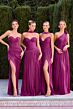 LaDivine CD414 Neck Scarf Strapless Dress