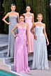LaDivine CD414 Neck Scarf Strapless Dress