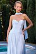 LaDivine CD414 Neck Scarf Strapless Dress