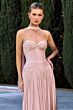 LaDivine CD414 Neck Scarf Strapless Dress
