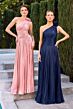 LaDivine CD415 One Shoulder Ruched Dress