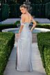 LaDivine CD417 Off The Shoulder Drape Dress