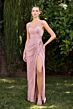 LaDivine CD417 Off The Shoulder Drape Dress