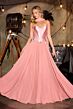 LaDivine CD668 Neck Scarf Strapless Dress
