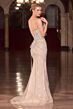 LaDivine CD715 Sweetheart Neckline Strapless Embellished Dress