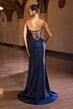 LaDivine CK918 Slit Skirt Sweetheart Neckline Dress