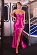 LaDivine CK918 Slit Skirt Sweetheart Neckline Dress