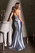 LaDivine CM392 Detachable Overskirt Embellished Dress