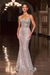 LaDivine J903 Sweetheart Neckline Embellished Dress
