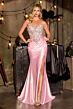 LaDivine KV1142 Beaded Corset Bodice Sweetheart Neckline Dress