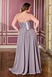 LaDivine CD668C Neck Scarf Lace-Up Plus Size Dress