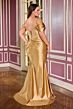 LaDivine CD729C Slit Skirt Cold-Shoulder Plus Size Dress