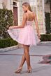 LaDivine CJ419 Illusion Corset Bodice A-Line Dress