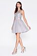 LaDivine CD20 Keyhole Back Scoop Neck Dress
