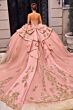 LaDivine 15744 Rose Gold Back Bow Tiered Skirt XV AÒos Dress