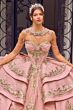 LaDivine 15744 Rose Gold Back Bow Tiered Skirt XV AÒos Dress