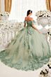 LaDivine 15701 Flutter Sleeve Vestido XV AÑOS