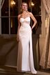 LaDivine CD384W Side Streamer Lace-Up Back Bridal Gown