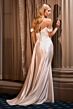 LaDivine CD803W Side Slit Lace-Up Back Wedding Dress