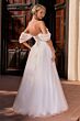 LaDivine CD2426W Illusion Corset Off White Bridal Gown