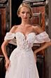 LaDivine CD2426W Illusion Corset Off White Bridal Gown