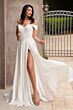 LaDivine 7493WC Sweetheart Neck V-Back Plus Size Bridal Dress