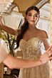 LaDivine A0822 Off-The-Shoulder Sweetheart Neck Wedding Gown