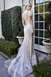 LaDivine A1022 Illusion Neck Keyhole Back Wedding Dress