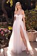 LaDivine A1036W High Slit 3-Way Neckline Bridal Dress