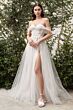 LaDivine A1036W High Slit 3-Way Neckline Bridal Dress
