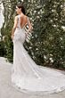LaDivine A1072W Deep Plunging Neck Illusion Sides Bridal Dress