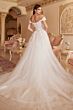 LaDivine A1090 Ruffle Off-The-Shoulder Bridal Gown