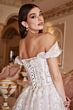 LaDivine A1090 Ruffle Off-The-Shoulder Bridal Gown