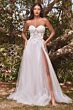 LaDivine BD104W Cowl Neck Bow-Tie Strap Dress