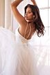 LaDivine CD0154W A-Line Double Spaghetti Strap Wedding Dress