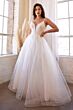 LaDivine CD0154W A-Line Double Spaghetti Strap Wedding Dress