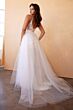 LaDivine CD0195W Illusion Sides Scoop Back Wedding Dress
