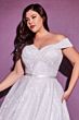 LaDivine CD214WC A-Line Sweetheart Neck Plus Size Wedding Dress